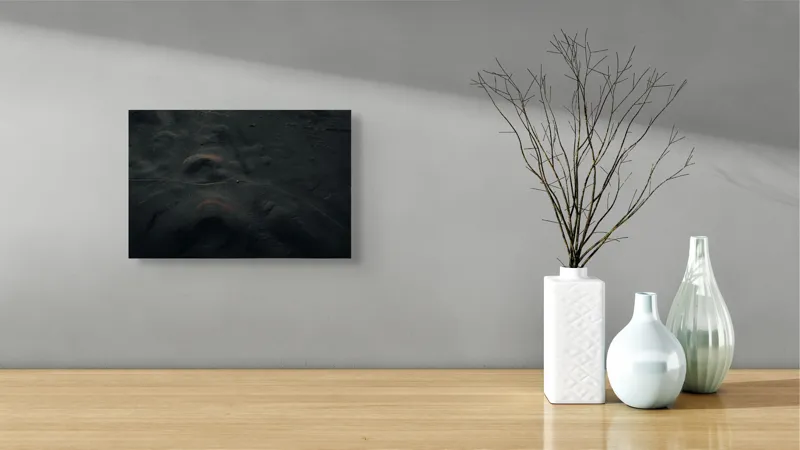 Tablou Canvas pe peisaj întunecat: Aventură și Solitudine, 39 x 26 cm – poza 8