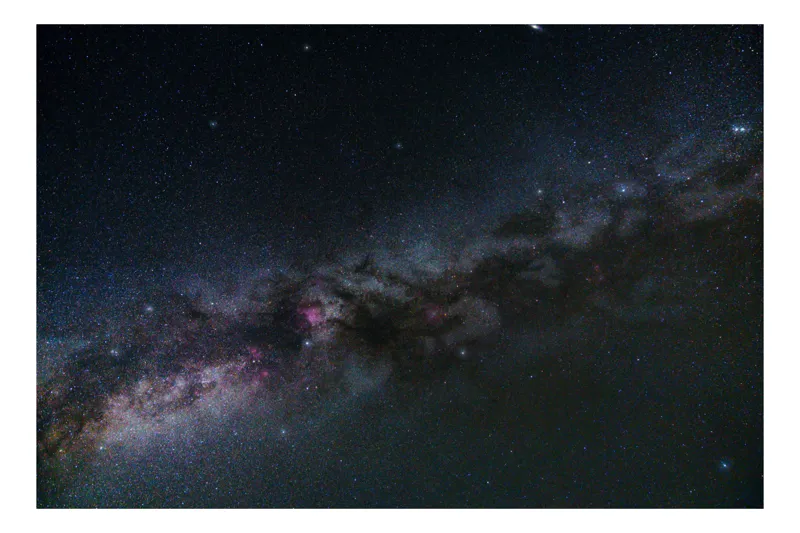 Tablou Canvas Războaiele dintre stele și galaxii pe fundal de galaxie, 70 x 50 cm