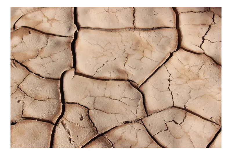 Tablou Canvas Textură Deșertic Rugos Pământ Arid Natural, 100 x 70 cm