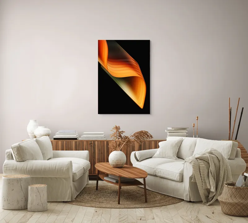 Tablou Canvas Abstract Vântul Plutește Pe Lumina Tăcerii, 70 x 100 cm – poza 4