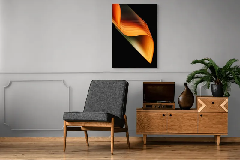 Tablou Canvas Abstract Vântul Plutește Pe Lumina Tăcerii, 70 x 100 cm – poza 6