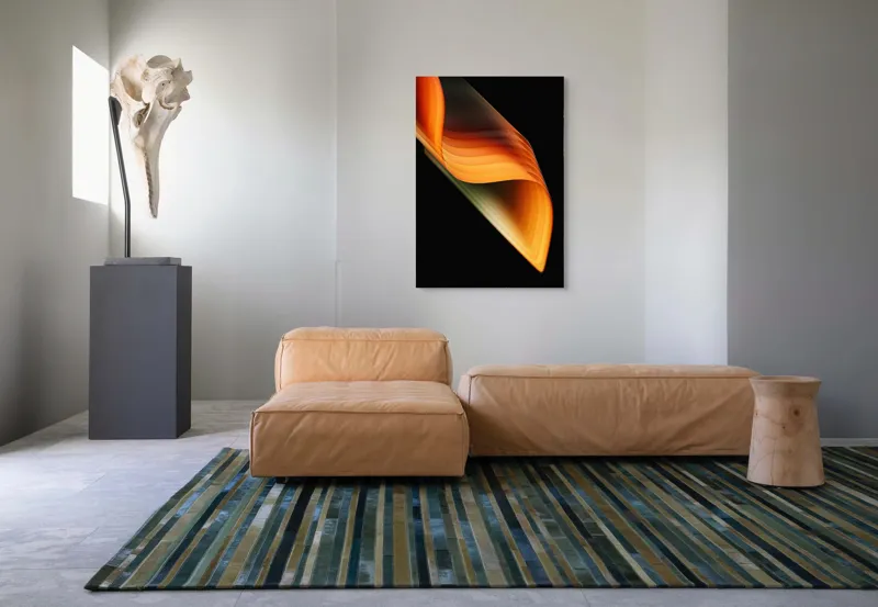 Tablou Canvas Abstract Vântul Plutește Pe Lumina Tăcerii, 70 x 100 cm – poza 7