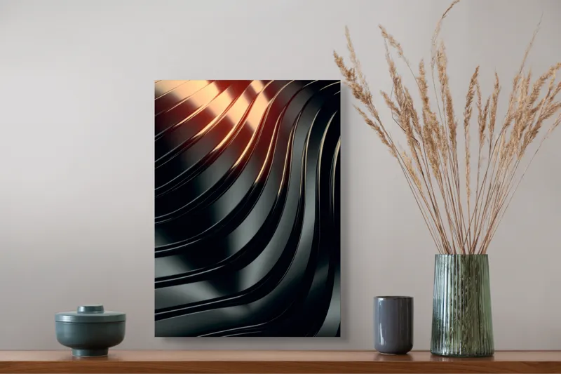 Tablou Canvas Unduiri de lumină și întuneric, 39 x 54 cm – poza 3