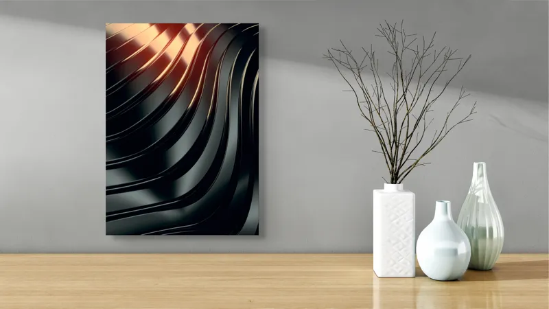 Tablou Canvas Unduiri de lumină și întuneric, 39 x 54 cm – poza 4