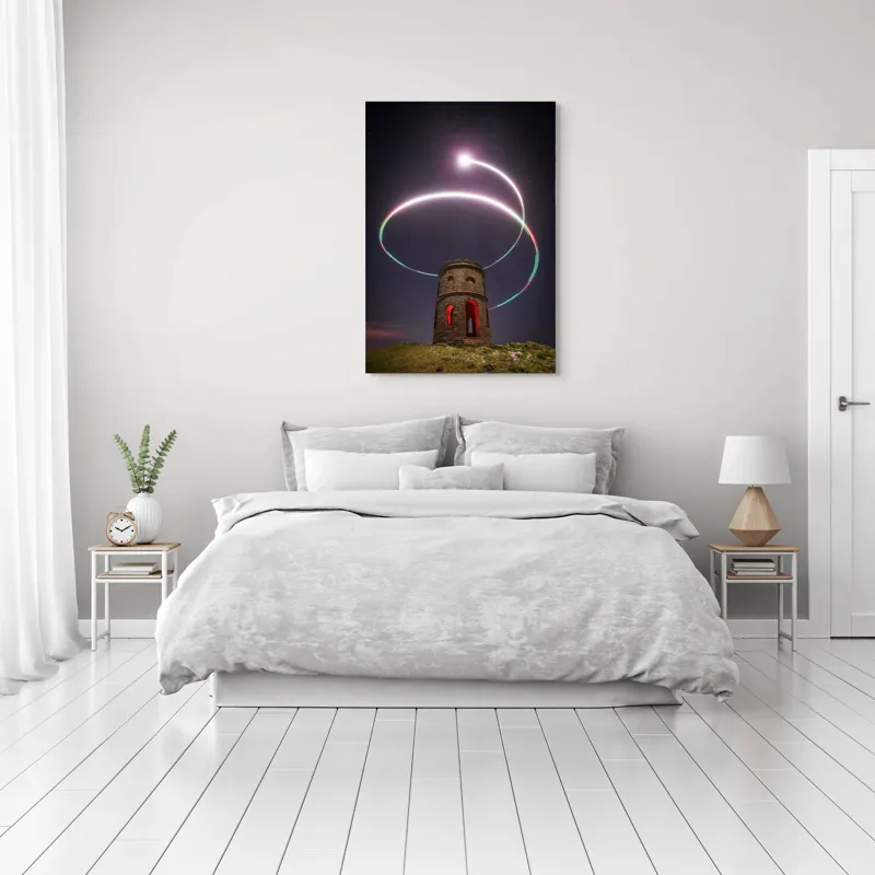 Tablou Canvas Farul cosmic al viselor stelare, 70 x 100 cm – poza 3