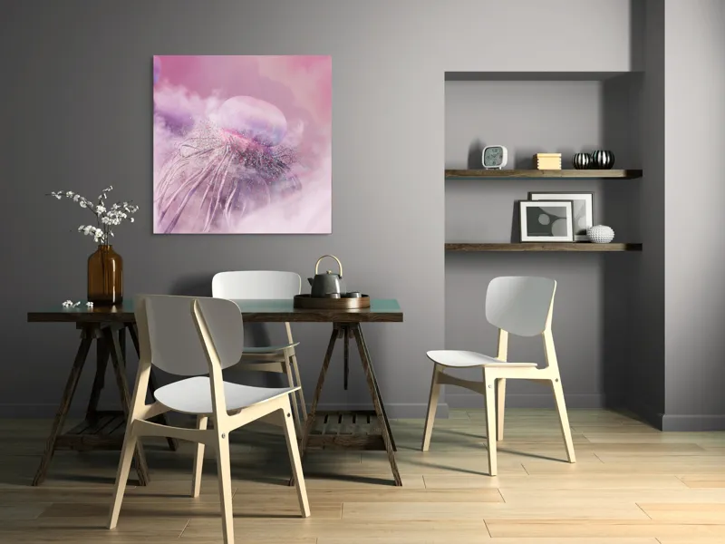 Tablou Canvas Vapori Roz și Vise Nebuloase Art decorativ, 100 x 100 cm – poza 6