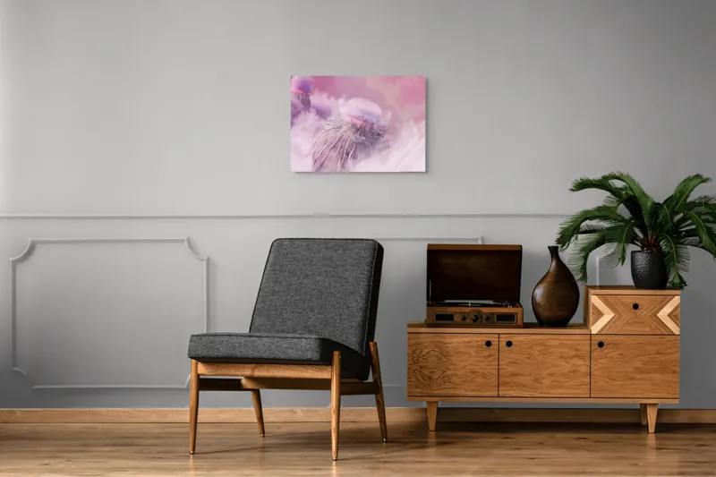 Tablou Canvas Vapori Roz și Vise Nebuloase Art decorativ, 70 x 50 cm – poza 4