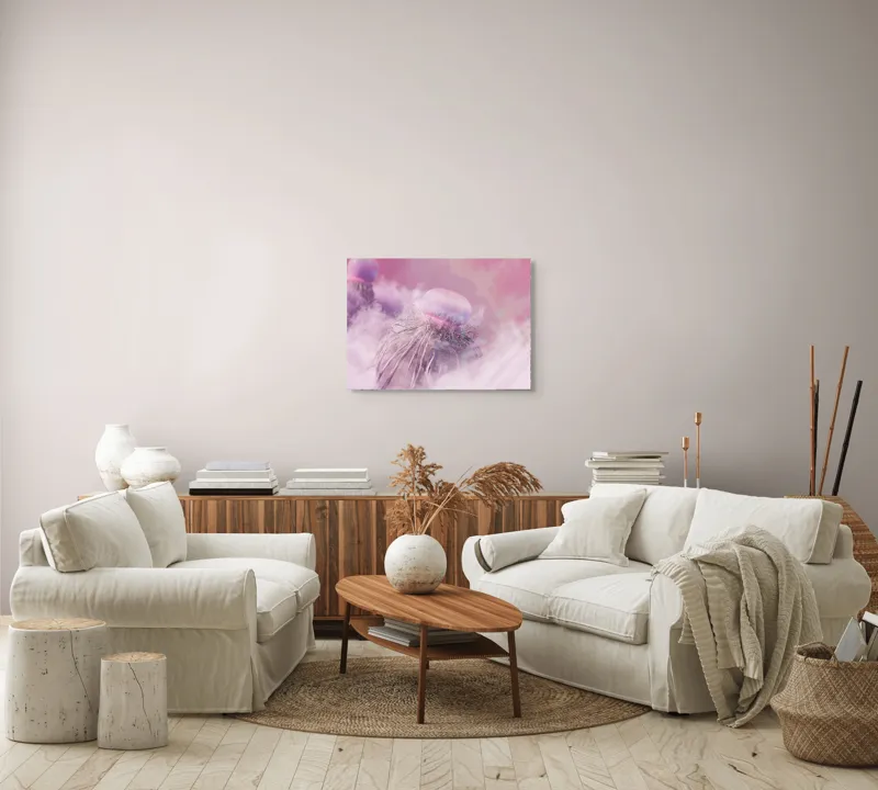 Tablou Canvas Vapori Roz și Vise Nebuloase Art decorativ, 70 x 50 cm – poza 6