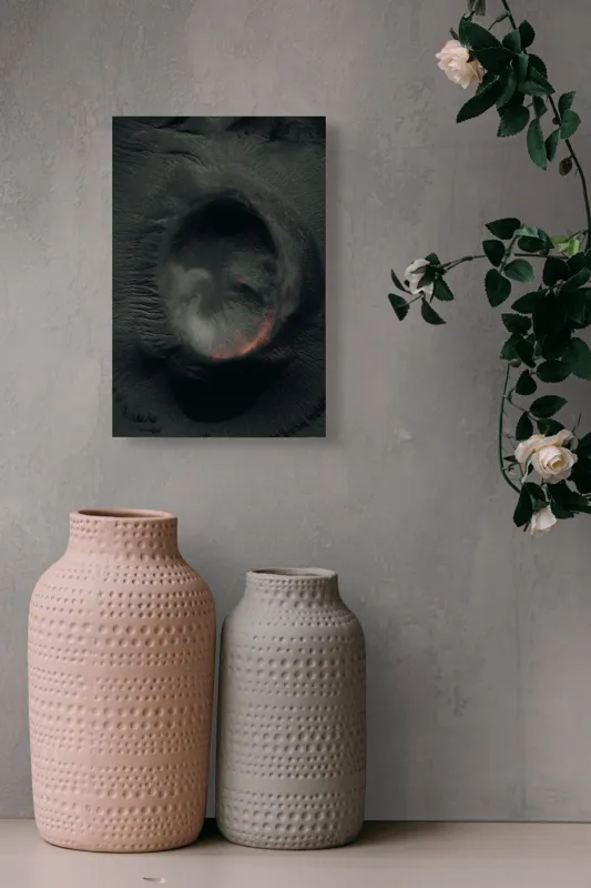 Tablou Canvas Crater Misterios Sub Lumina Lunii Vulcan Mistic Natură, 26 x 39 cm – poza 5
