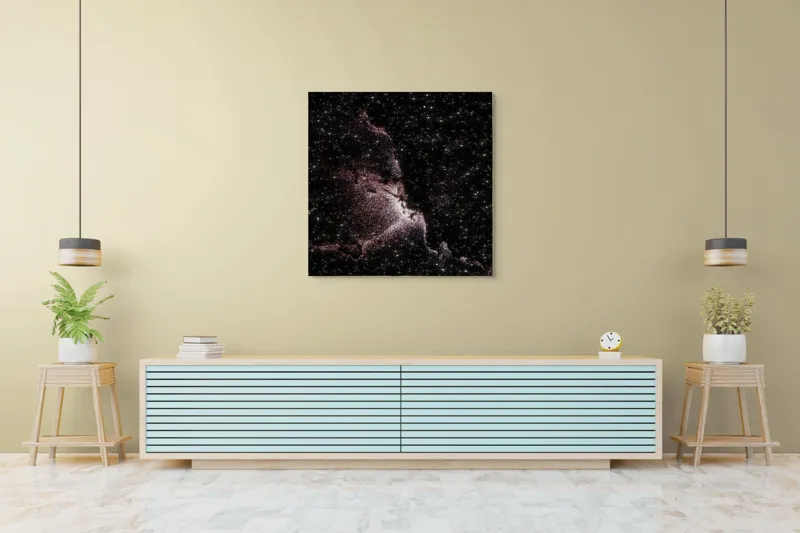 Tablou Canvas pe tema Creației Stelar Radiante, 100 x 100 cm – poza 5