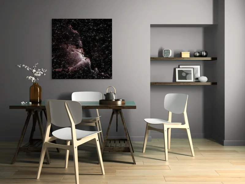 Tablou Canvas pe tema Creației Stelar Radiante, 100 x 100 cm – poza 6