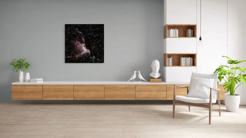 Tablou Canvas pe tema Creației Stelar Radiante, 100 x 100 cm – poza 8