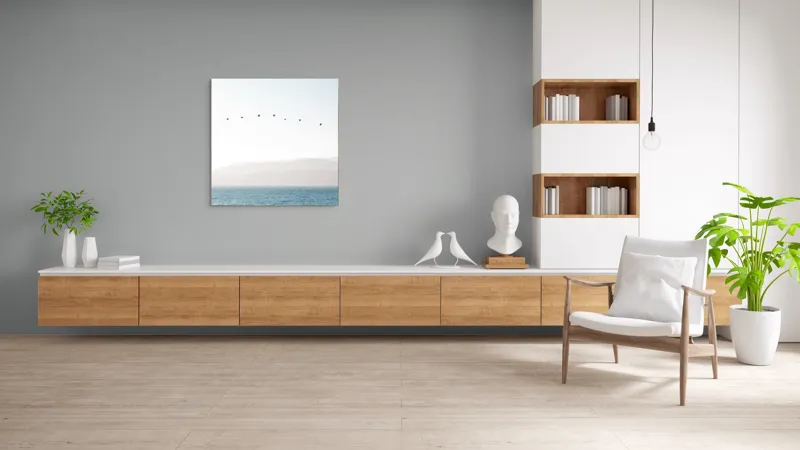 Tablou Canvas Zborul Tăcut al Păsărilor Spre Orizont, 100 x 100 cm – poza 8