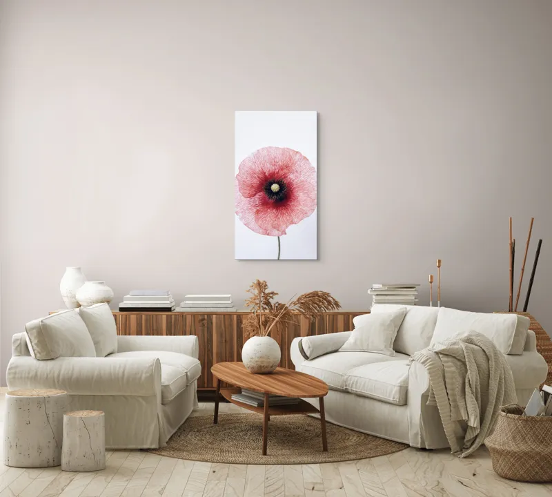 Tablou Canvas Floare Etereală în Adierea Viselor, 50 x 90 cm – poza 7