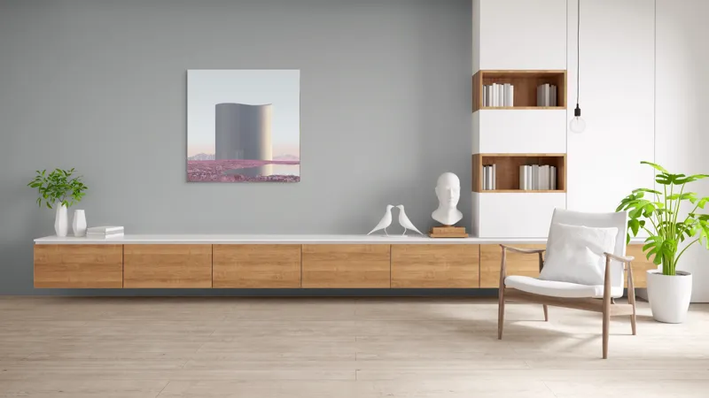 Tablou Canvas cu tema Reflecții în Deșert Argintiu, 100 x 100 cm – poza 8