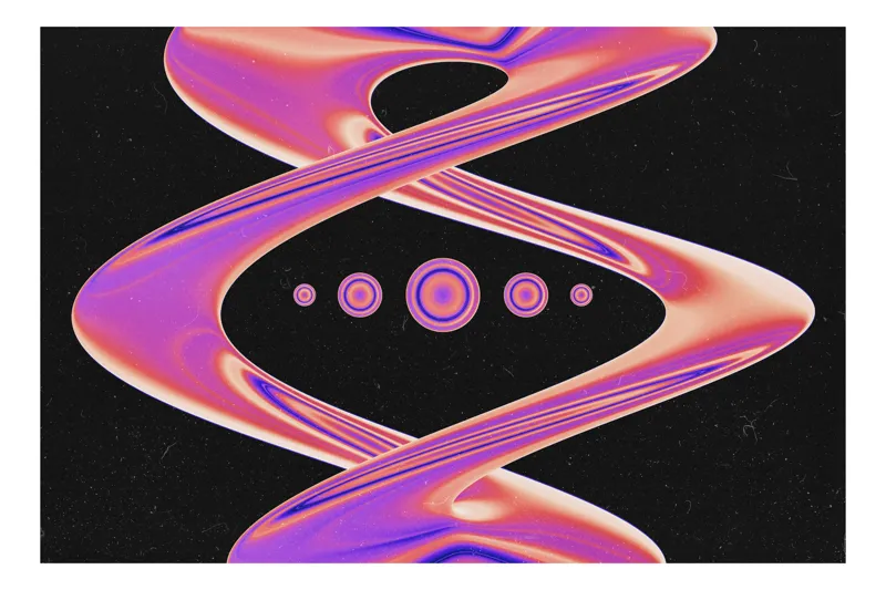 Tablou Canvas Spirala Infinitului Cosmic în Tăcere, 70 x 50 cm