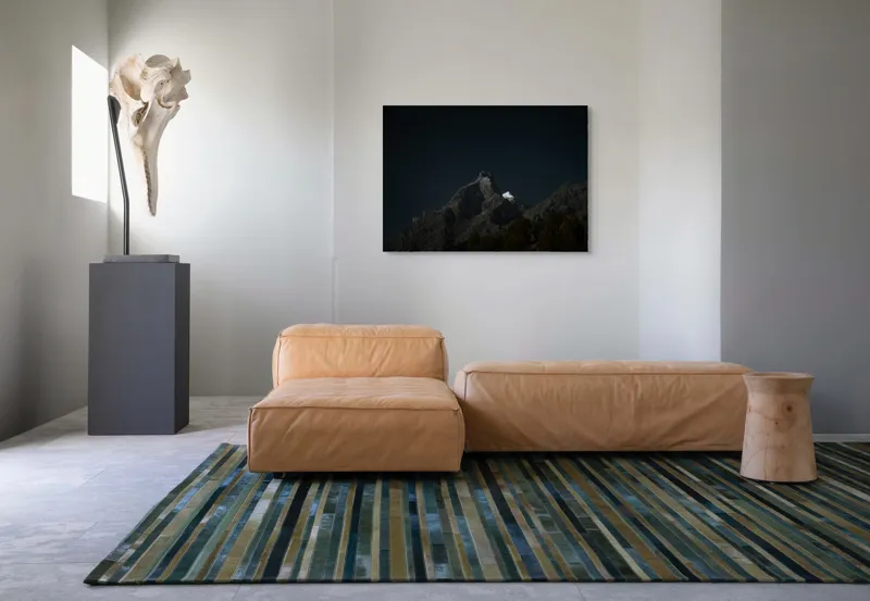 Tablou Canvas cu Munte și Cer Înstelat, 100 x 70 cm – poza 7
