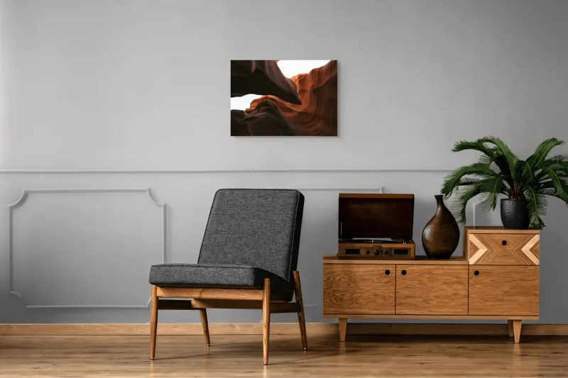 Tablou Canvas Forme Sculptate de Vânt Artă Murală Unică, 70 x 50 cm – poza 4