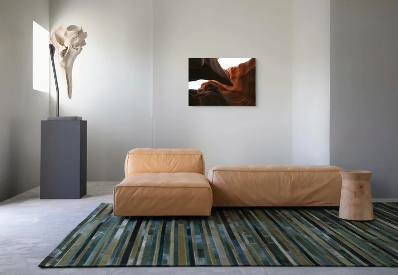 Tablou Canvas Forme Sculptate de Vânt Artă Murală Unică, 70 x 50 cm – poza 8