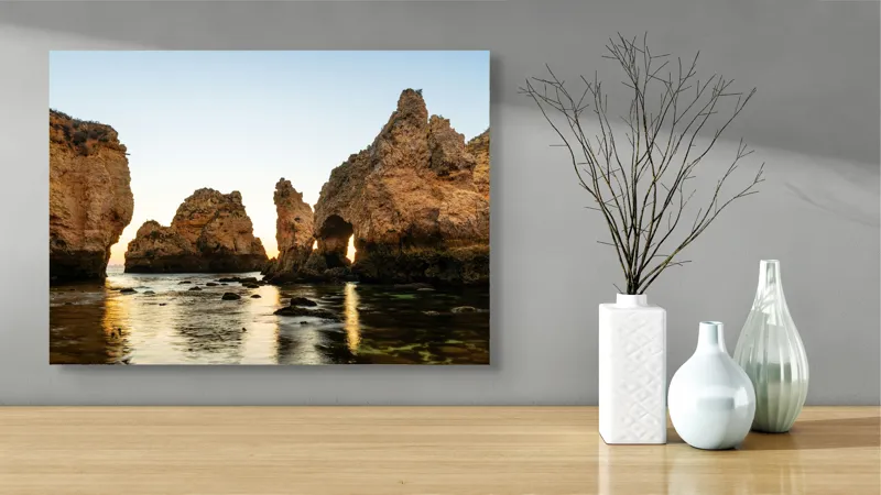 Tablou Canvas Arhitecturi de piatră sub lumina asfințitului, 70 x 50 cm – poza 3