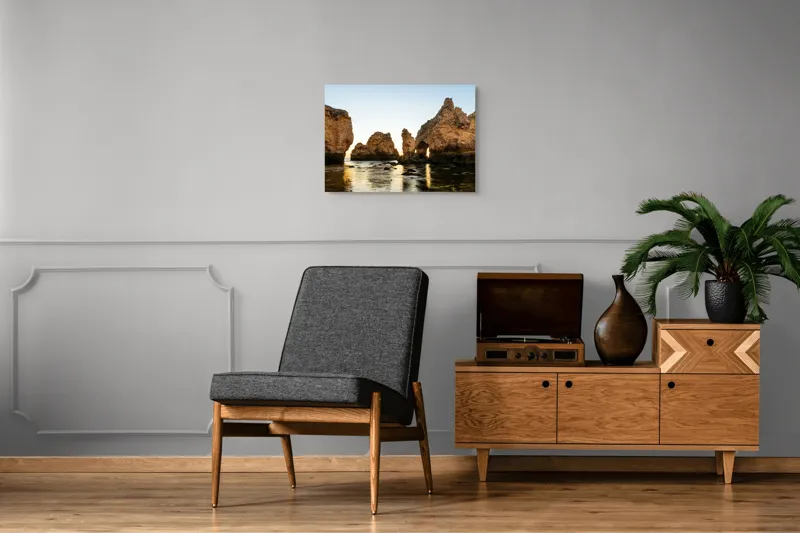 Tablou Canvas Arhitecturi de piatră sub lumina asfințitului, 70 x 50 cm – poza 4
