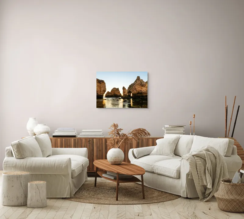 Tablou Canvas Arhitecturi de piatră sub lumina asfințitului, 70 x 50 cm – poza 6