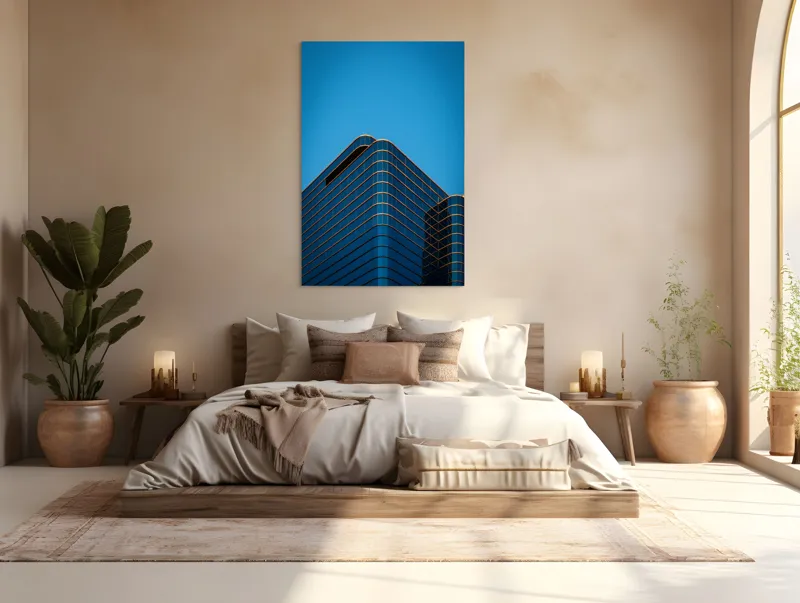 Tablou Canvas Orizonturi de sticlă în amurg, 100 x 150 cm – poza 3