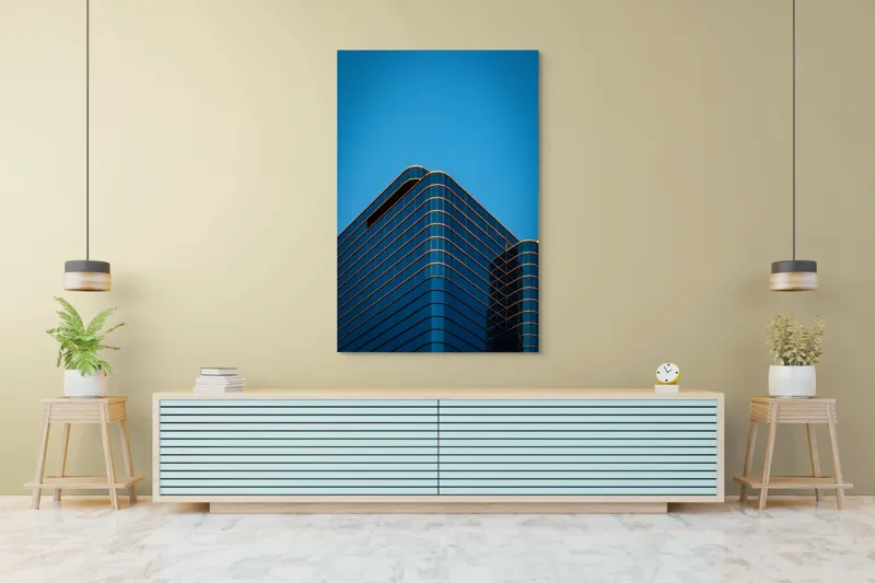 Tablou Canvas Orizonturi de sticlă în amurg, 100 x 150 cm – poza 4
