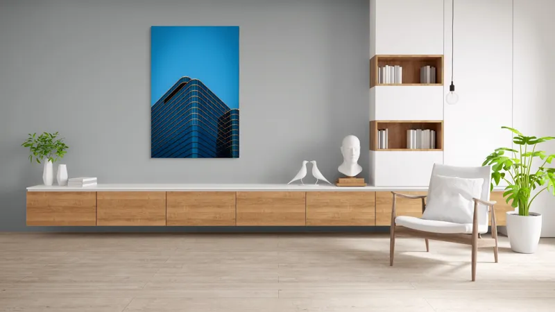 Tablou Canvas Orizonturi de sticlă în amurg, 100 x 150 cm – poza 8