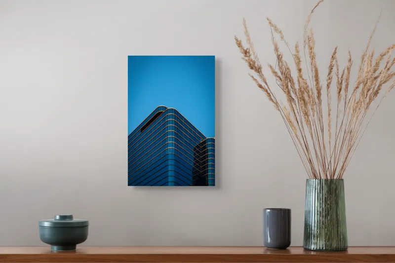 Tablou Canvas Orizonturi de sticlă în amurg, 26 x 39 cm – poza 5