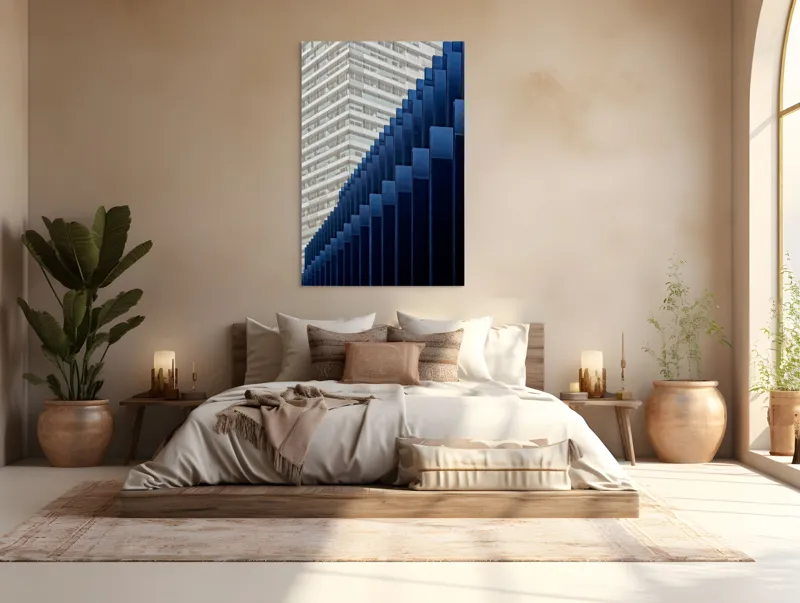 Tablou Canvas, "Armonia formelor geometrice urbane", 100 x 150 cm – poza 3