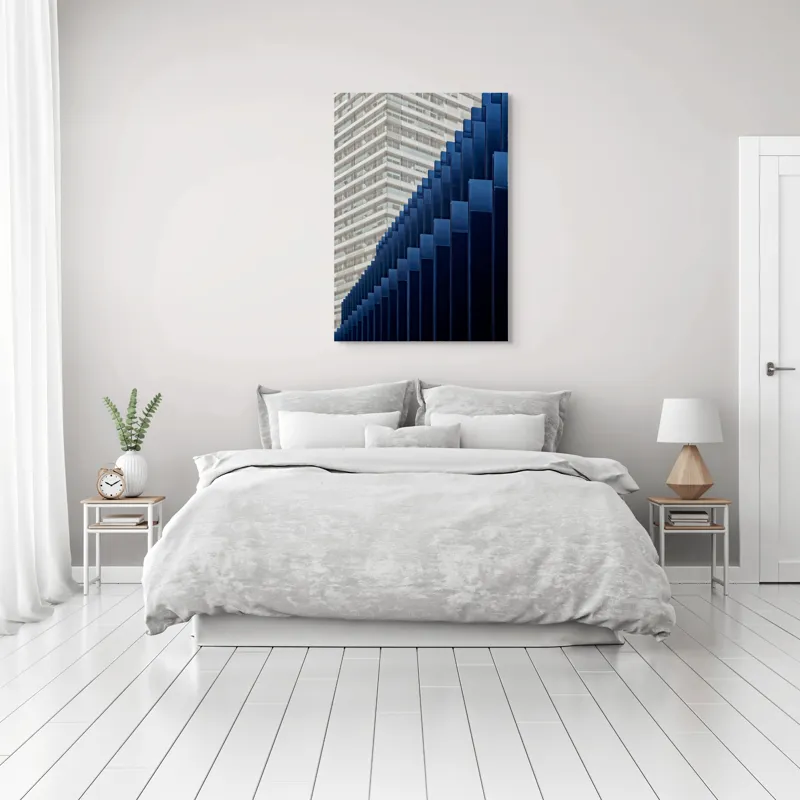 Tablou Canvas, "Armonia formelor geometrice urbane", 70 x 100 cm – poza 3
