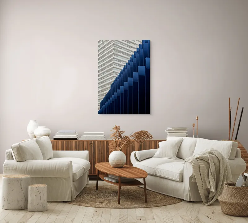 Tablou Canvas, "Armonia formelor geometrice urbane", 70 x 100 cm – poza 4