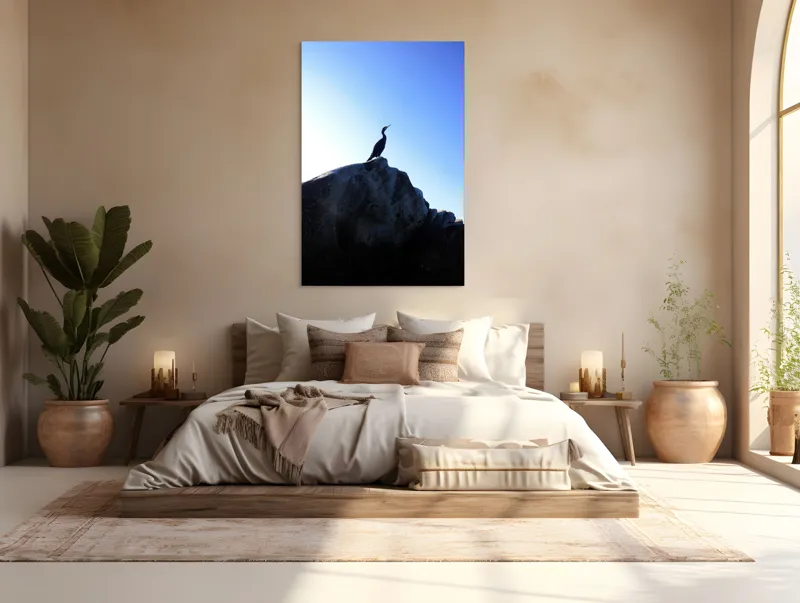 Tablou Canvas, "Pasărea și stânca visătoare", 100 x 150 cm – poza 3
