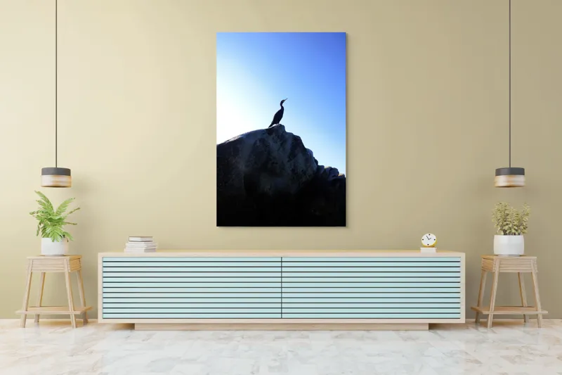 Tablou Canvas, "Pasărea și stânca visătoare", 100 x 150 cm – poza 4