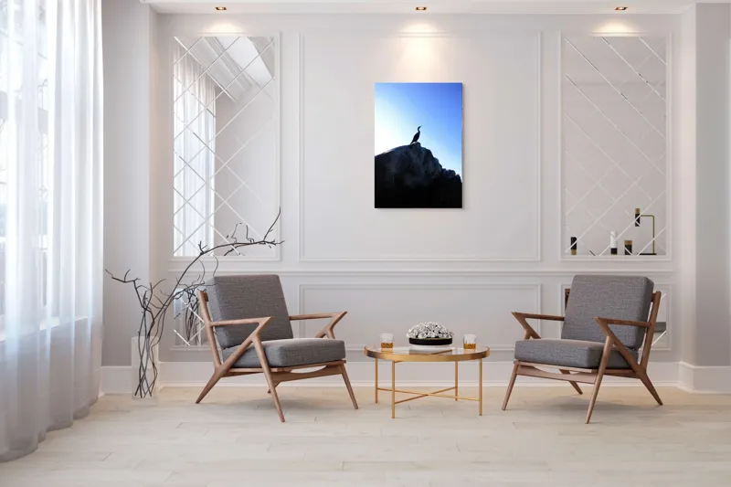 Tablou Canvas, "Pasărea și stânca visătoare", 70 x 100 cm – poza 8