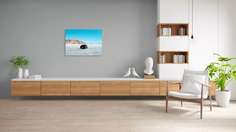 Tablou Canvas Peisaj Deșert Aventură Mașină Natură, 100 x 70 cm – poza 6