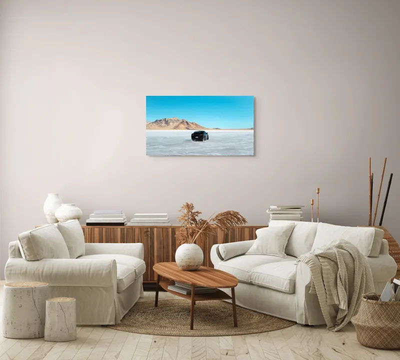 Tablou Canvas Peisaj Deșert Aventură Mașină Natură, 90 x 50 cm – poza 4