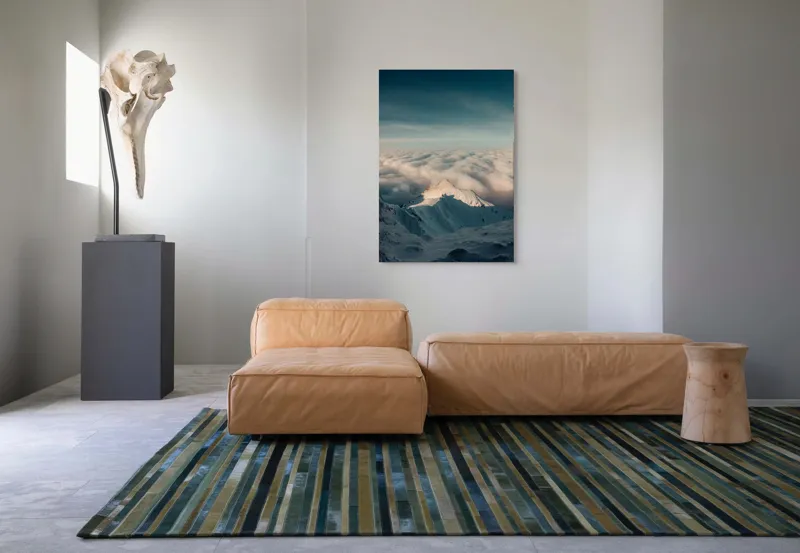 Tablou Canvas pe tema Înălțimi Albe Sub Cerul Albastru, 70 x 100 cm – poza 7