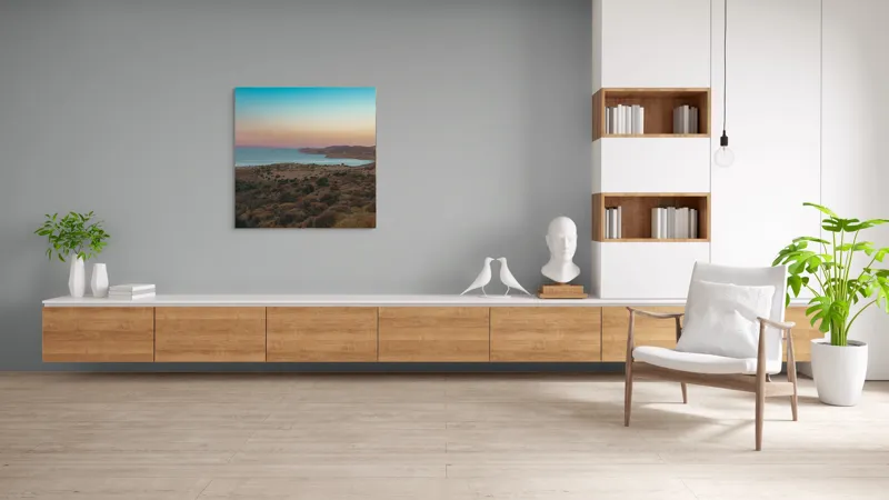 Tablou Canvas pe tărâmul sălbatic - Artă murală de calitate, 100 x 100 cm – poza 8