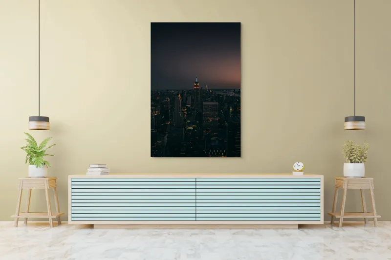 Tablou Canvas pe peisaj oraș răsărit, 100 x 150 cm – poza 4