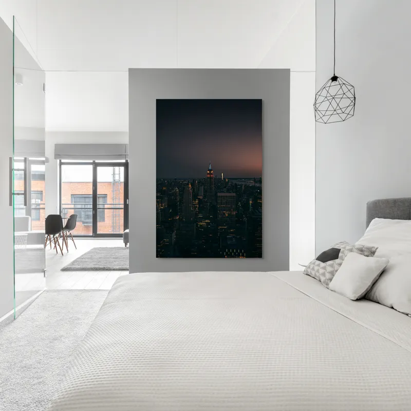Tablou Canvas pe peisaj oraș răsărit, 100 x 150 cm – poza 5