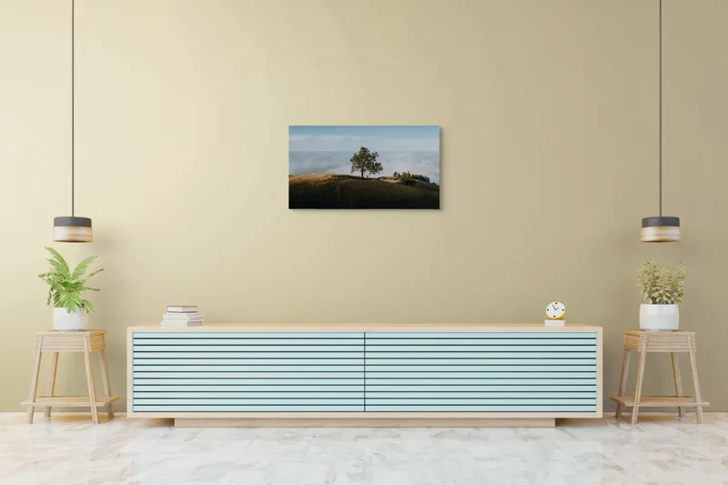 Tablou Canvas, "Copacul solitar deasupra norilor", 90 x 50 cm – poza 5