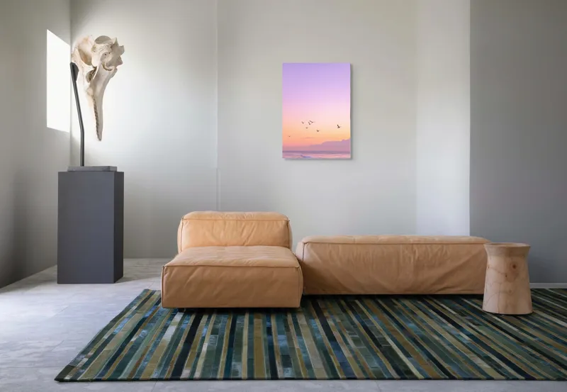 Tablou Canvas, "Zborul păsărilor în amurg liniștit", 50 x 70 cm – poza 7