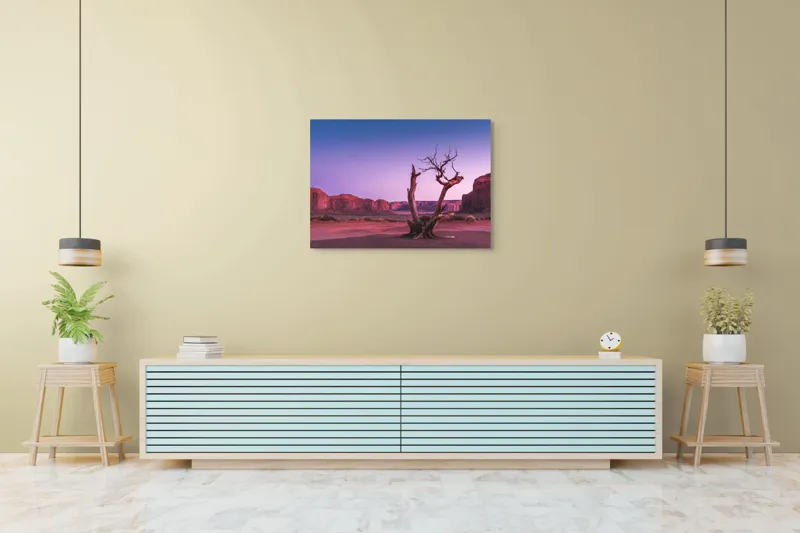 Tablou Canvas pe temă arbore deșert, 100 x 70 cm – poza 4
