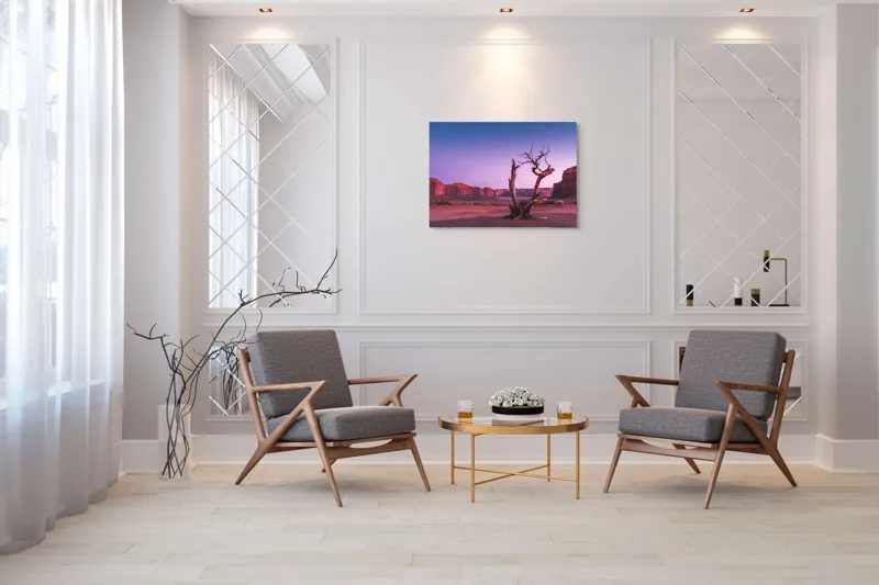Tablou Canvas pe temă arbore deșert, 100 x 70 cm – poza 5