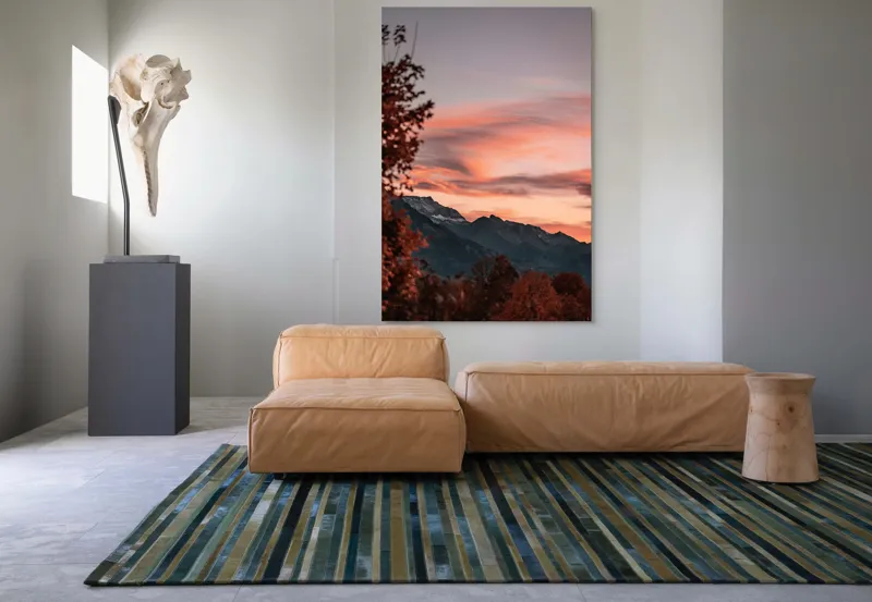 Tablou Canvas Peisaj Munți și Nori Poetic, 100 x 150 cm – poza 7