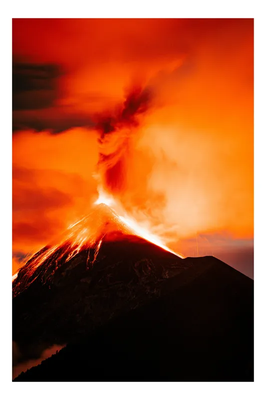 Tablou Canvas Focul Cerului în Erupție Supremație, 100 x 100 cm