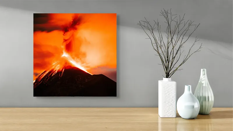 Tablou Canvas Focul Cerului în Erupție Supremație, 50 x 50 cm – poza 3