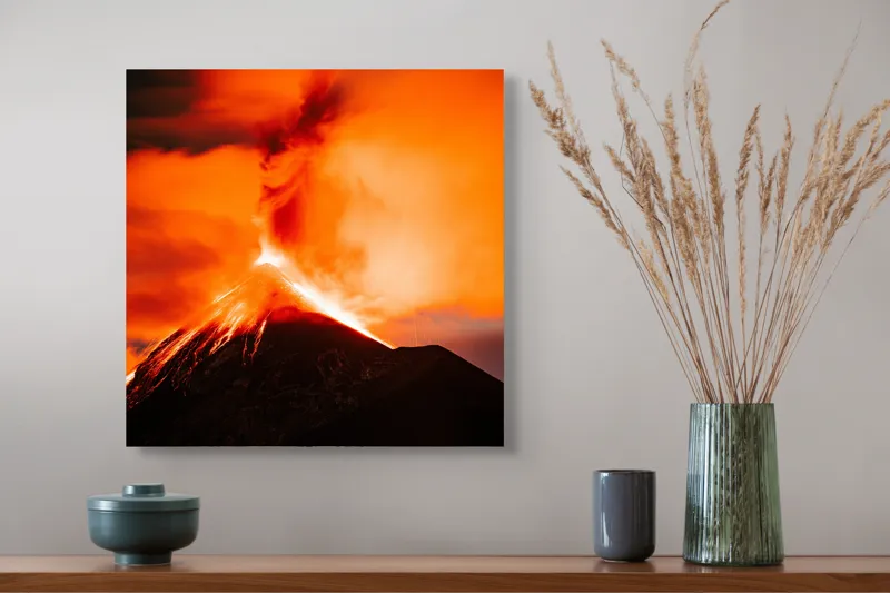 Tablou Canvas Focul Cerului în Erupție Supremație, 50 x 50 cm – poza 4